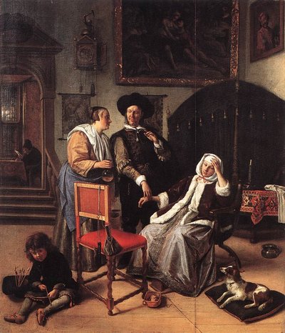 Lægebesøg af Jan Havickszoon Steen